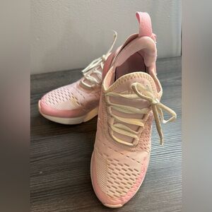 Nike Women's Pink and Cream Sneakers